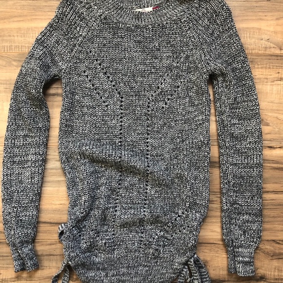 Black and white marbled sweater - Picture 1 of 2